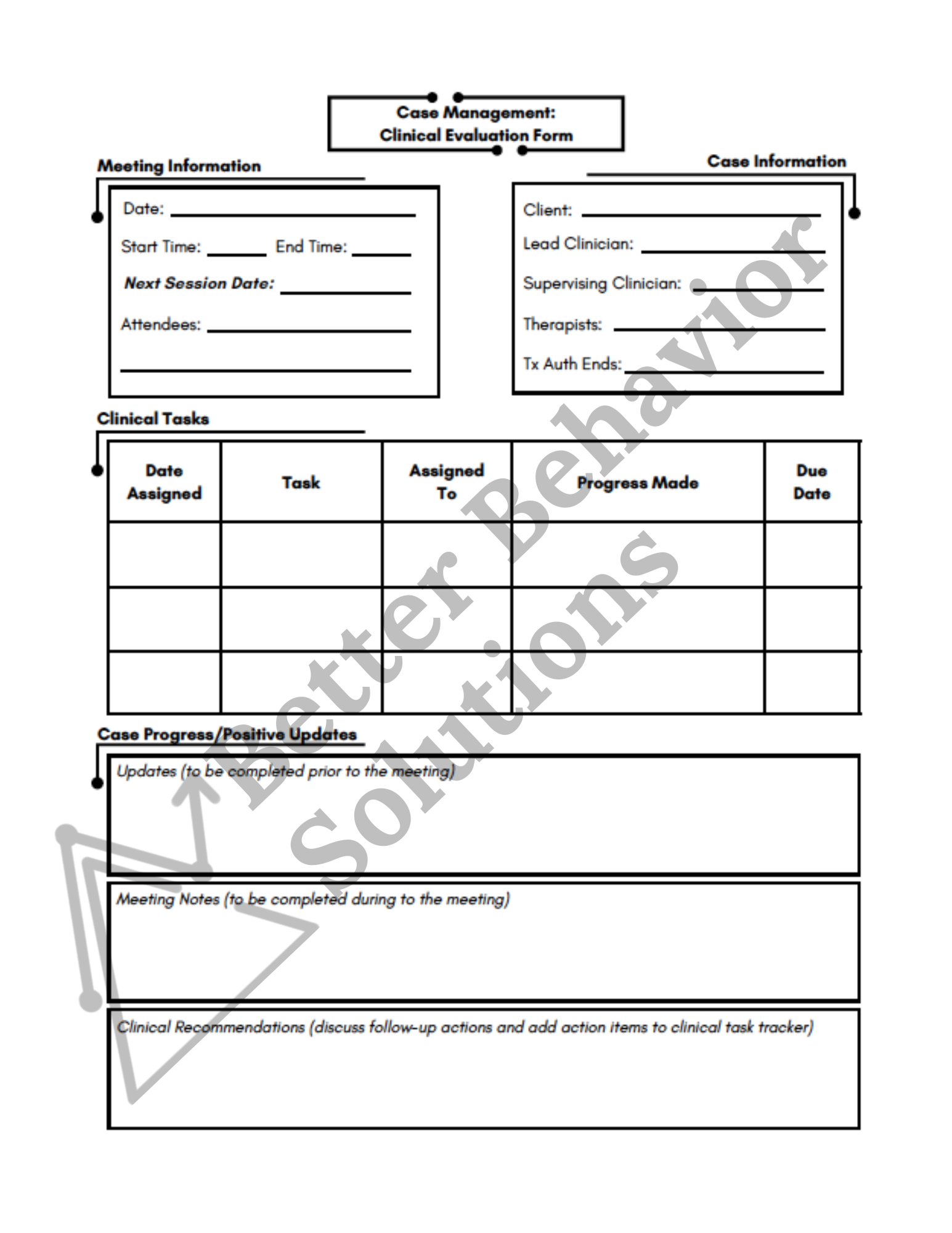 Clinical Case Management Form - Image 2