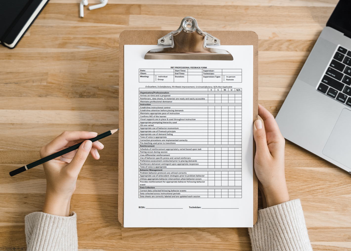 RBT Professional Feedback Form