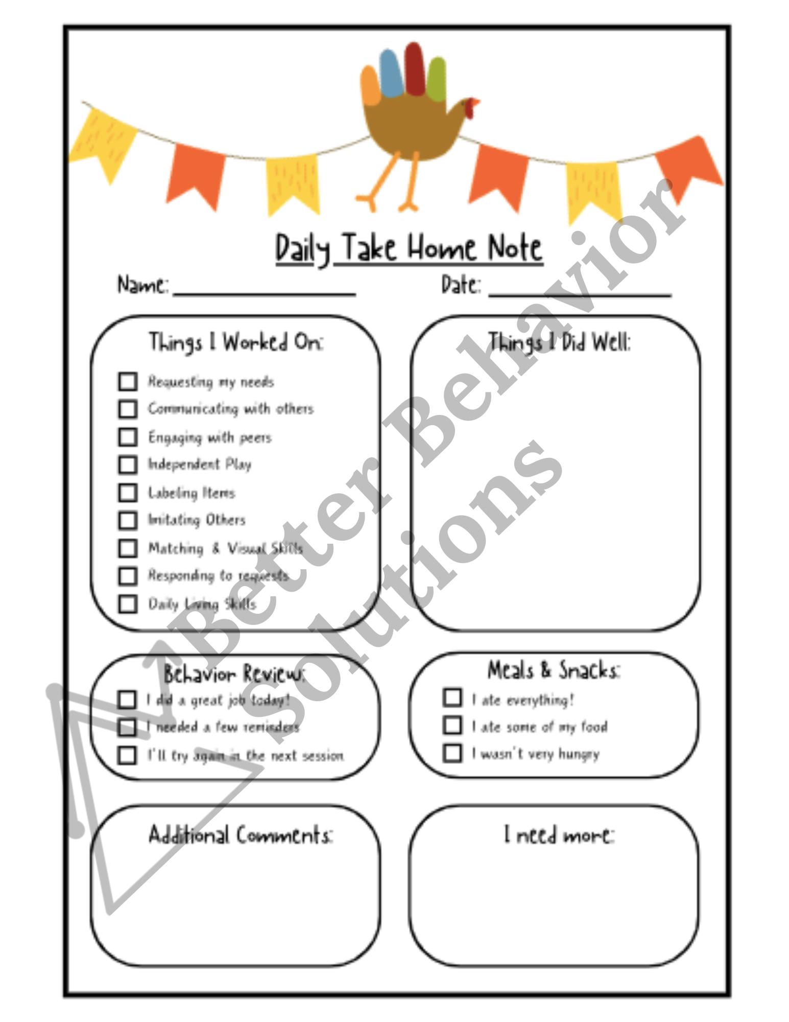 Take Home Note Bundle - Image 12