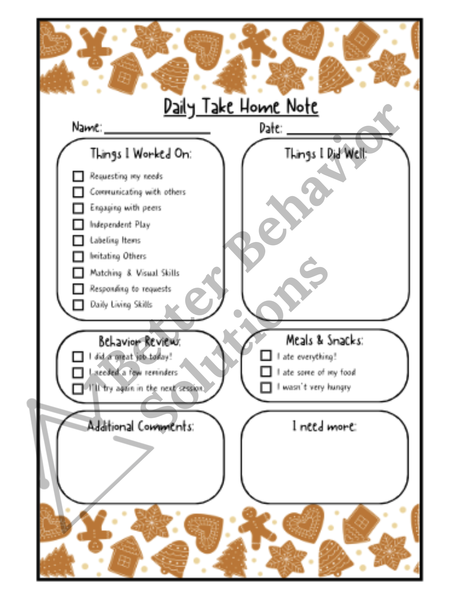 Take Home Note Bundle - Image 13