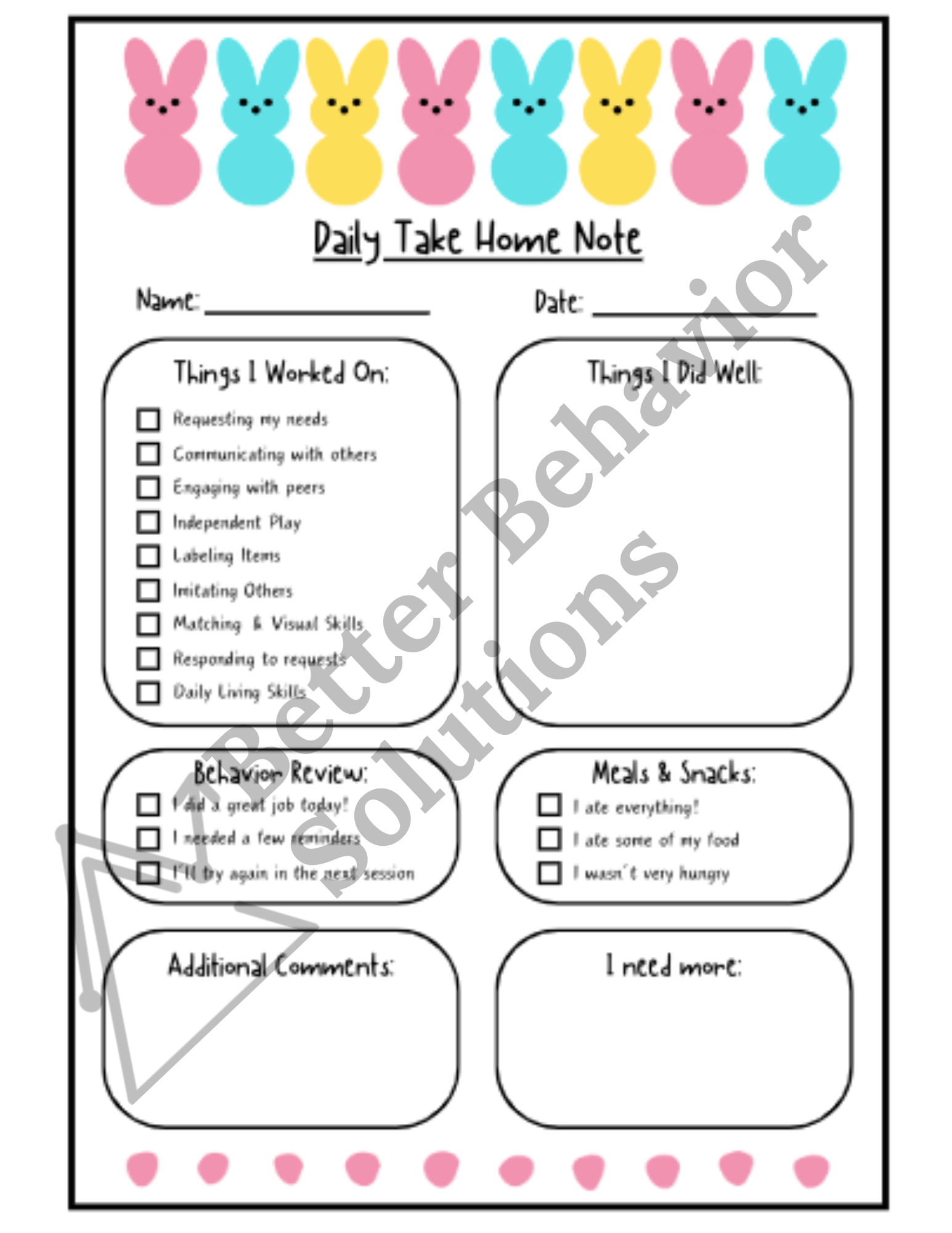 Take Home Note Bundle - Image 5
