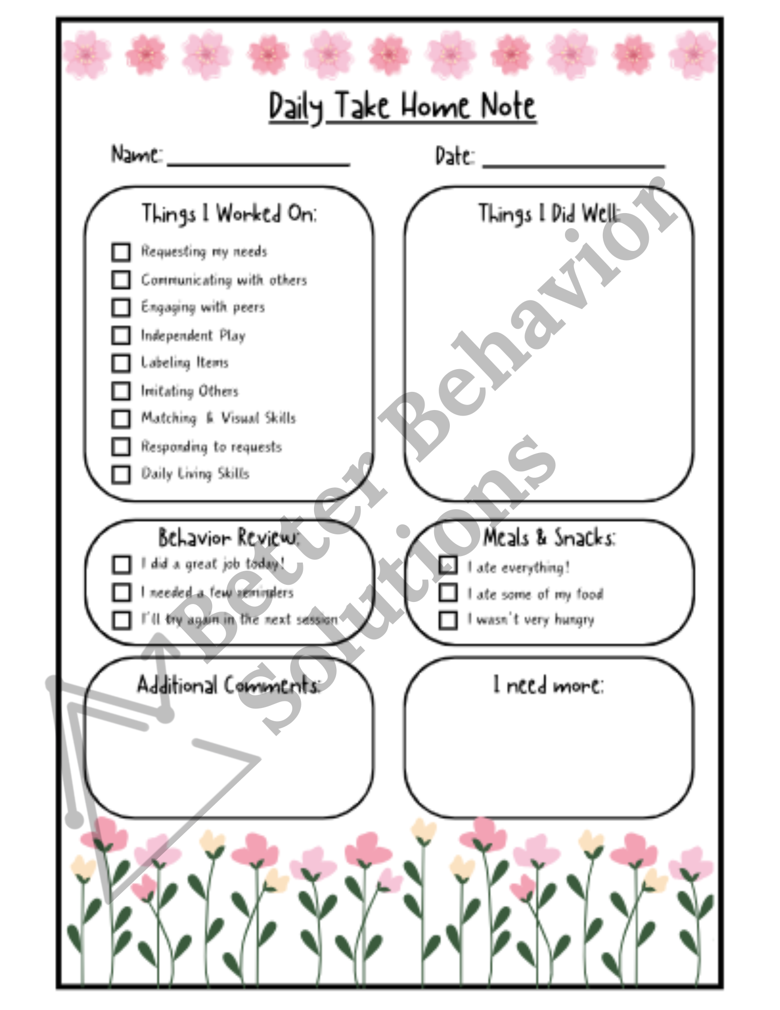 Take Home Note Bundle - Image 6