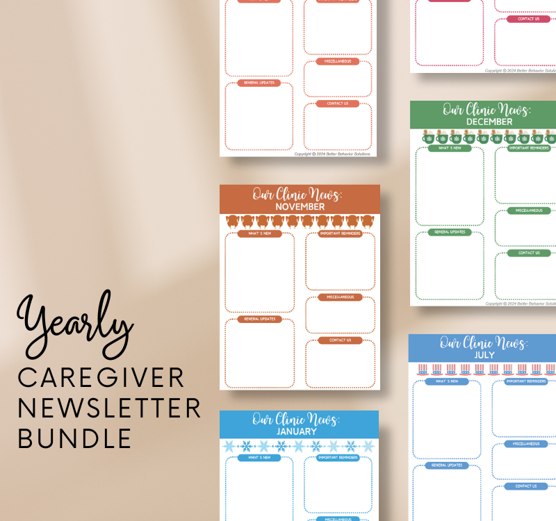 Caregiver Newsletter Bundle
