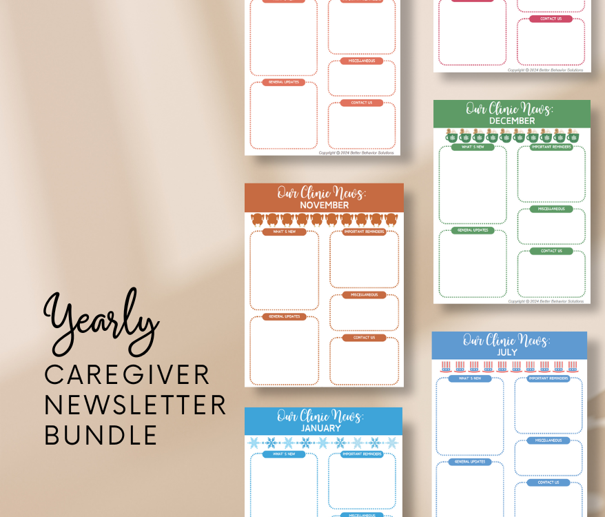 Caregiver Newsletter Bundle