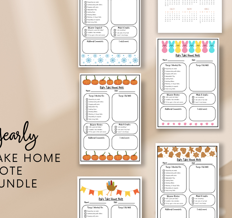 Take Home Note Bundle
