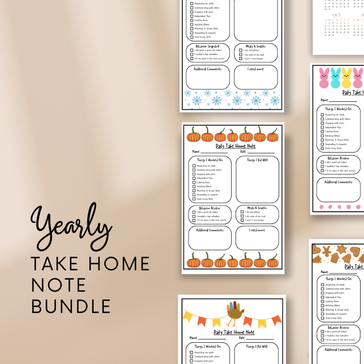 Take Home Note Bundle