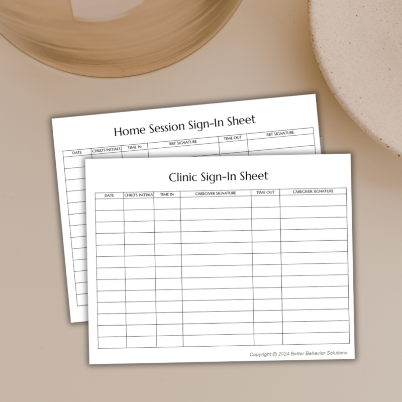 Sign-In Sheet Bundle