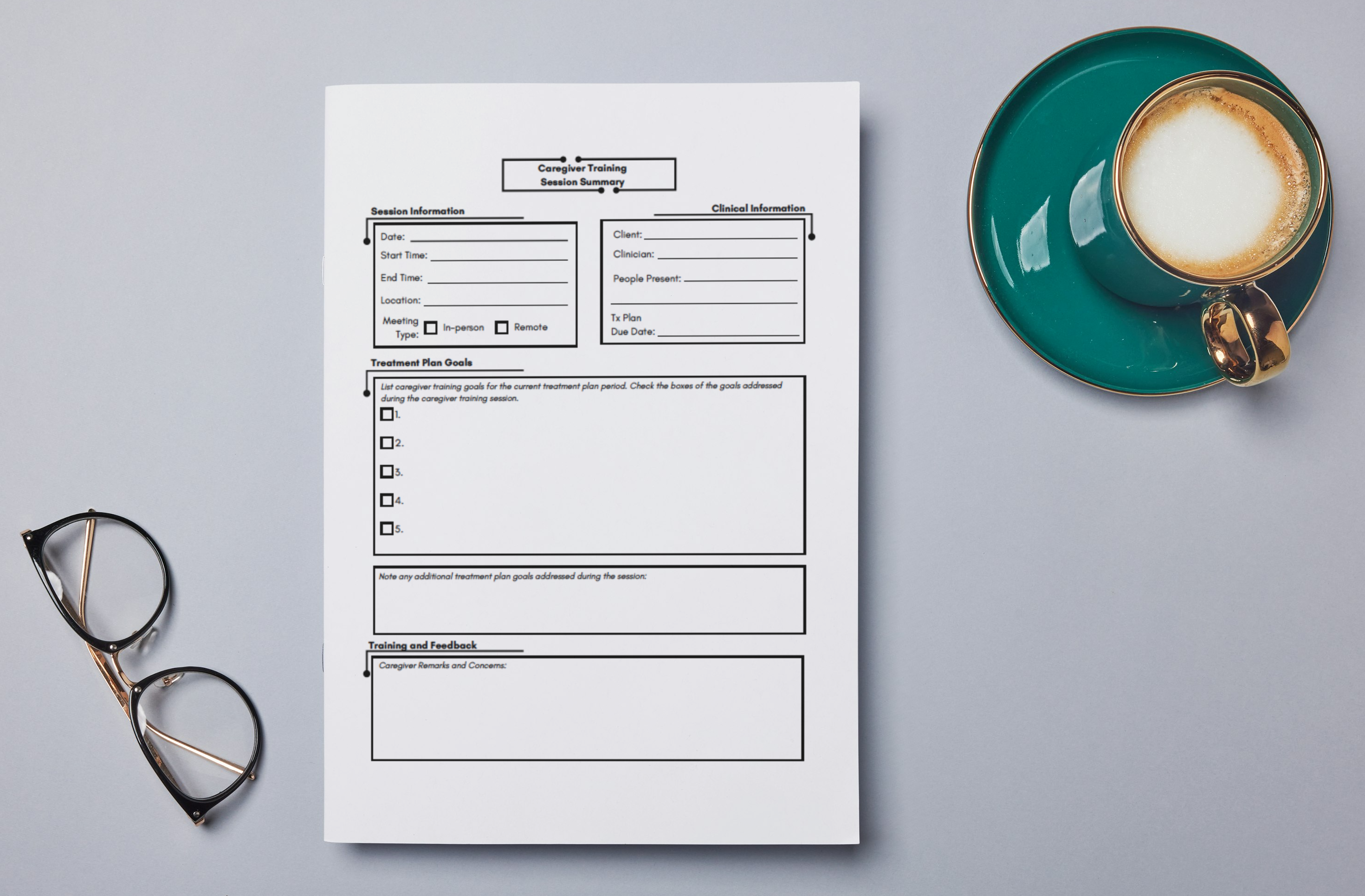Caregiver Training Summary Form