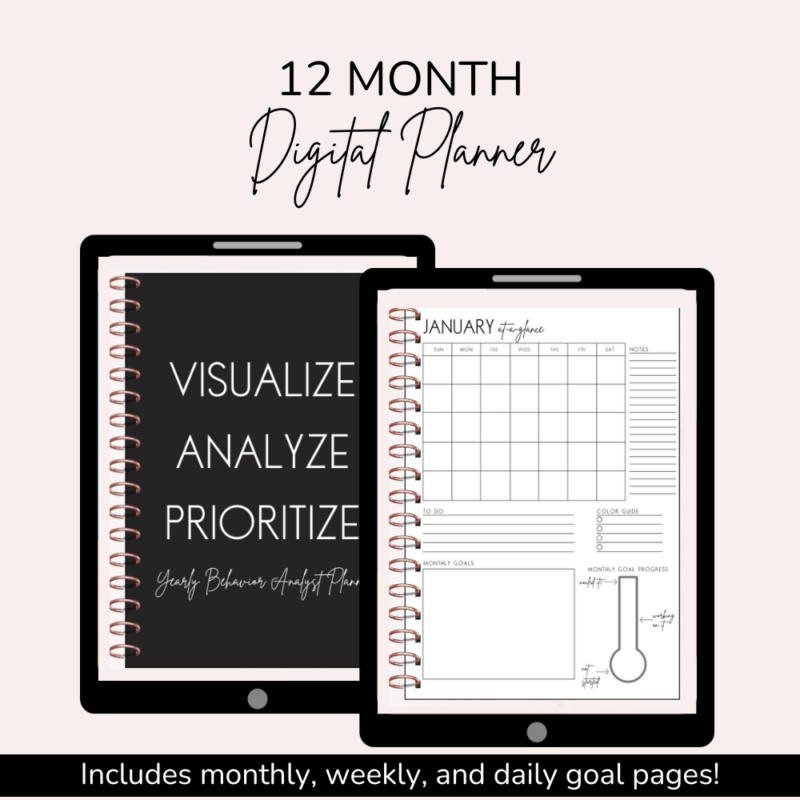 12 Month Digital Planner