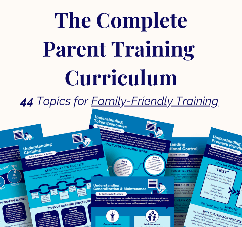 The Complete Parent Training Curriculum