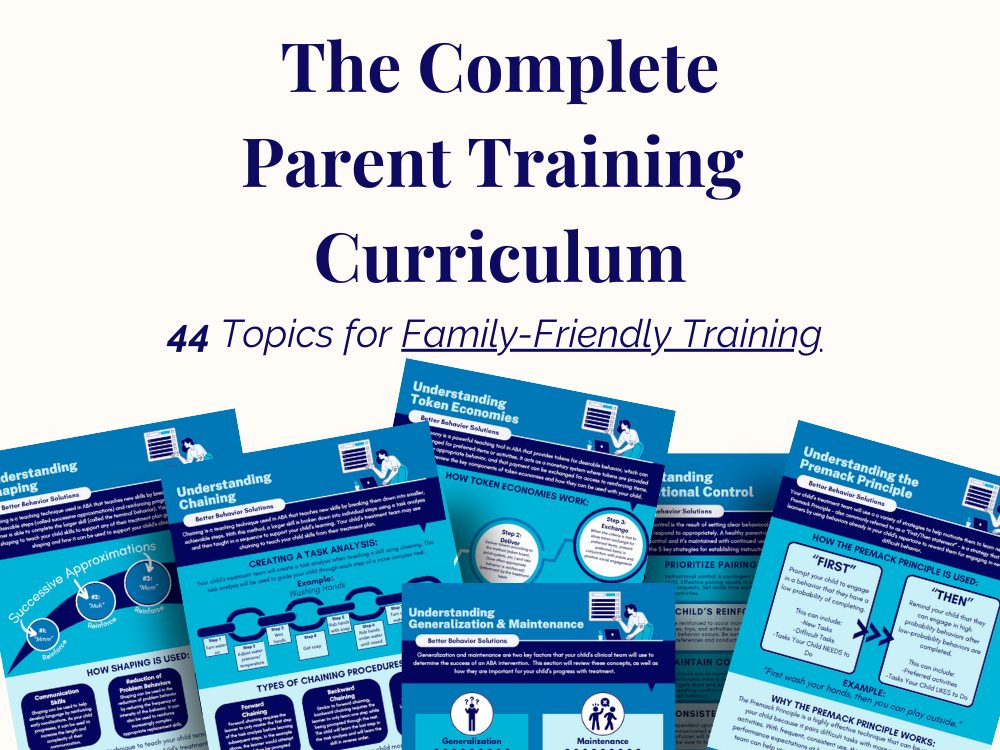 The Complete Parent Training Curriculum